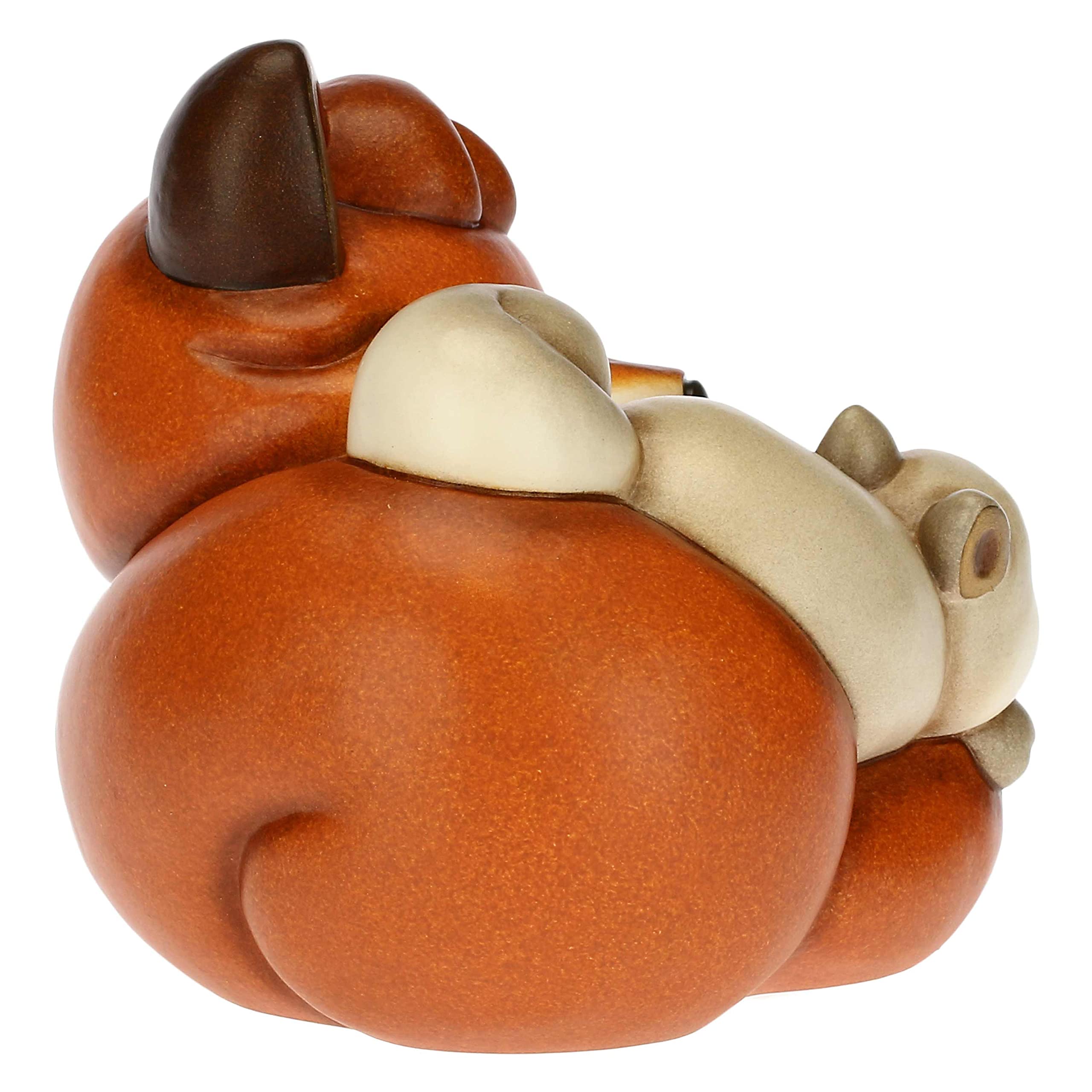 Thun - Volpe e Scoiattolo Sdraiati - Ceramica - Living, Icone - 11,7x10,46x10,6 cm h