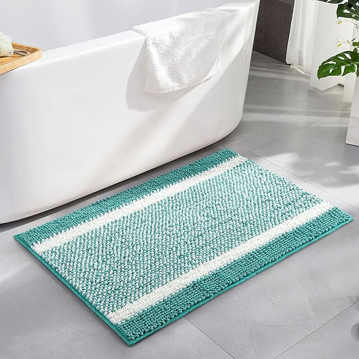 Buy Milvowoc Bath Mats for Bathroom Luxury Chenille Shaggy Bath Rugs