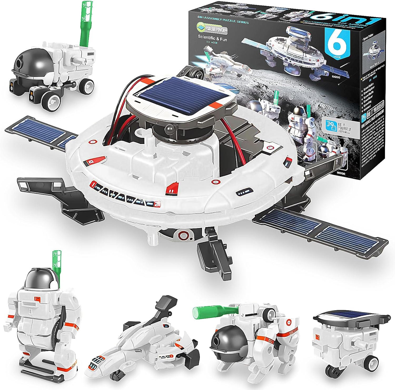 PlaySheek STEM Projects for Kids Ages 812 Solar Robot Kit
