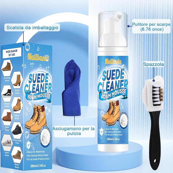 Suede Shoe Cleaner, Suede Cleaner,Nubuck Cleaner, Shoe Cleaner Remueve Tierra y Mancha para Ante Nubuck Cuero miniatura 8