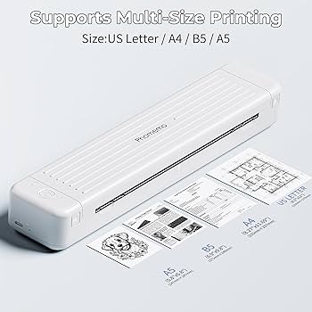 Pmo P831 熱転写プリンター 両面印刷 携帯性 トラベルプリンター Amazon.co.jp: Phomemo P831 熱転写プリンター ポータブル