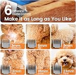 oneisall Dog Grooming Kit,Dog Hair Vacuum for Cat Pet Thick Coats,LM2 | 7 in 1 Grooming Tools, 99% Hair Suction,59dB Low Noise,Clipper & Nail Grinder,1.5L Dust Cup,For Home Multi-pet House