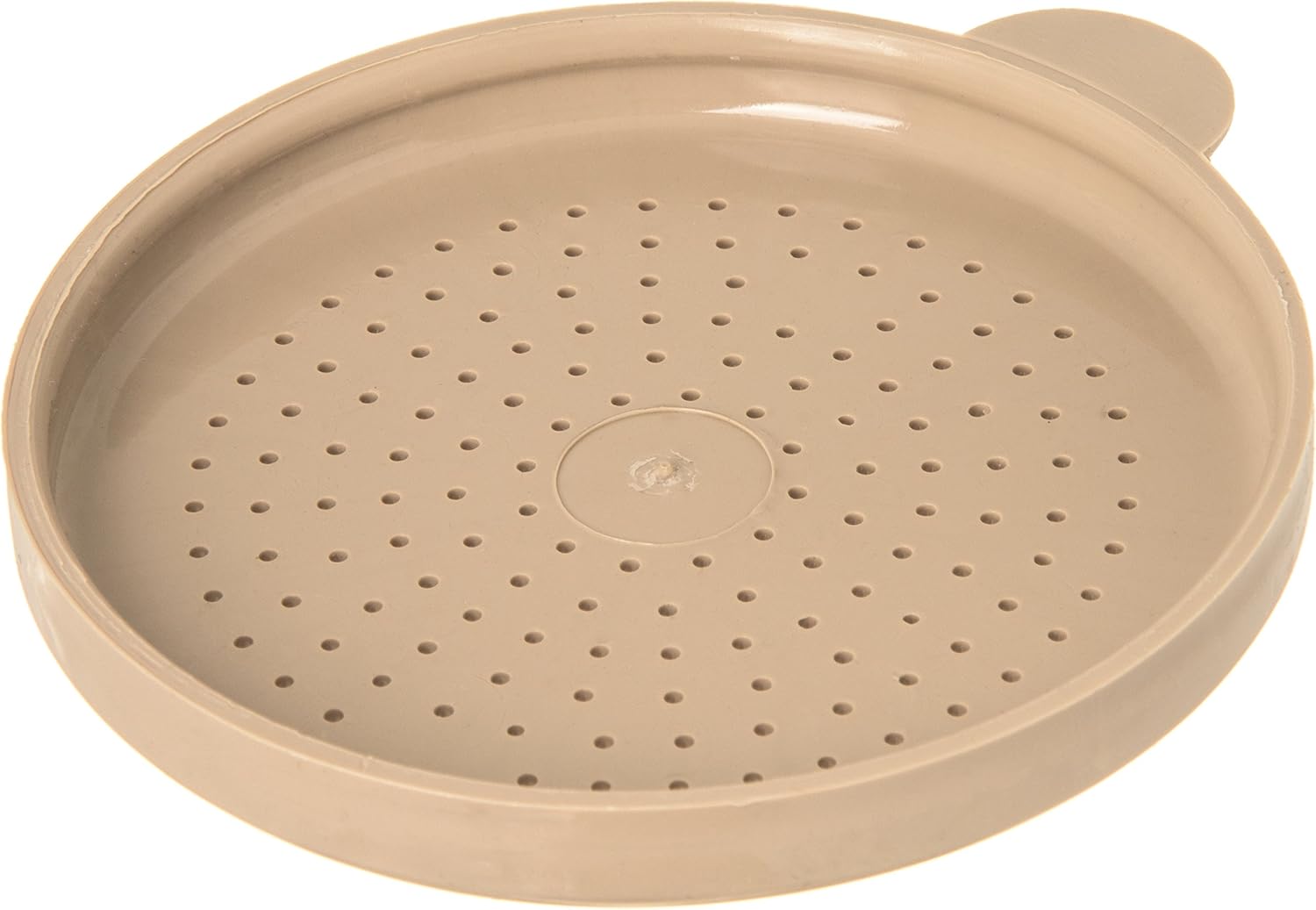 Carlisle FoodService Products 427106 Polyethylene Salt and Pepper Lid Only, 3.12" Diameter, Beige (Case of 12)