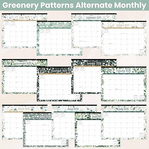 Miniatura 3 de bloom daily planners Calendario de escritorio 2025-2026  Calendario de pared grande para año académico (julio de 2025 a julio de 2026)  Agenda