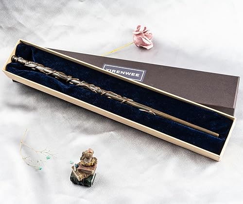 Miniatura 7 de Varita mágica Hermione, hecha a mano con núcleo de acero de resina como accesorios de rendimiento y regalos (Hermione)