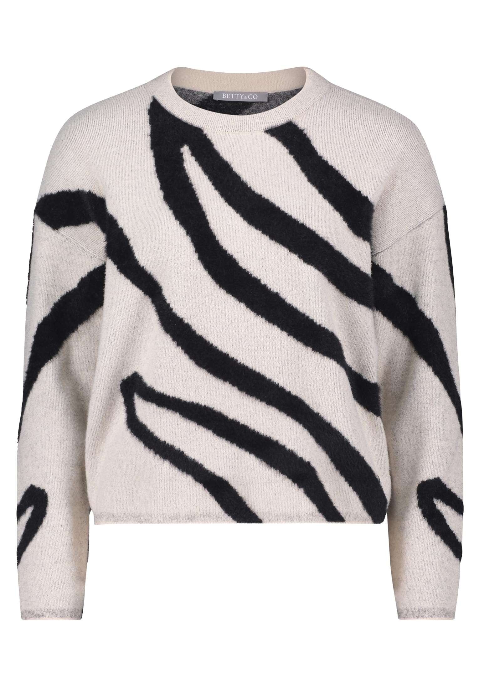 Betty & Co Damen Strickpullover mit Jacquard