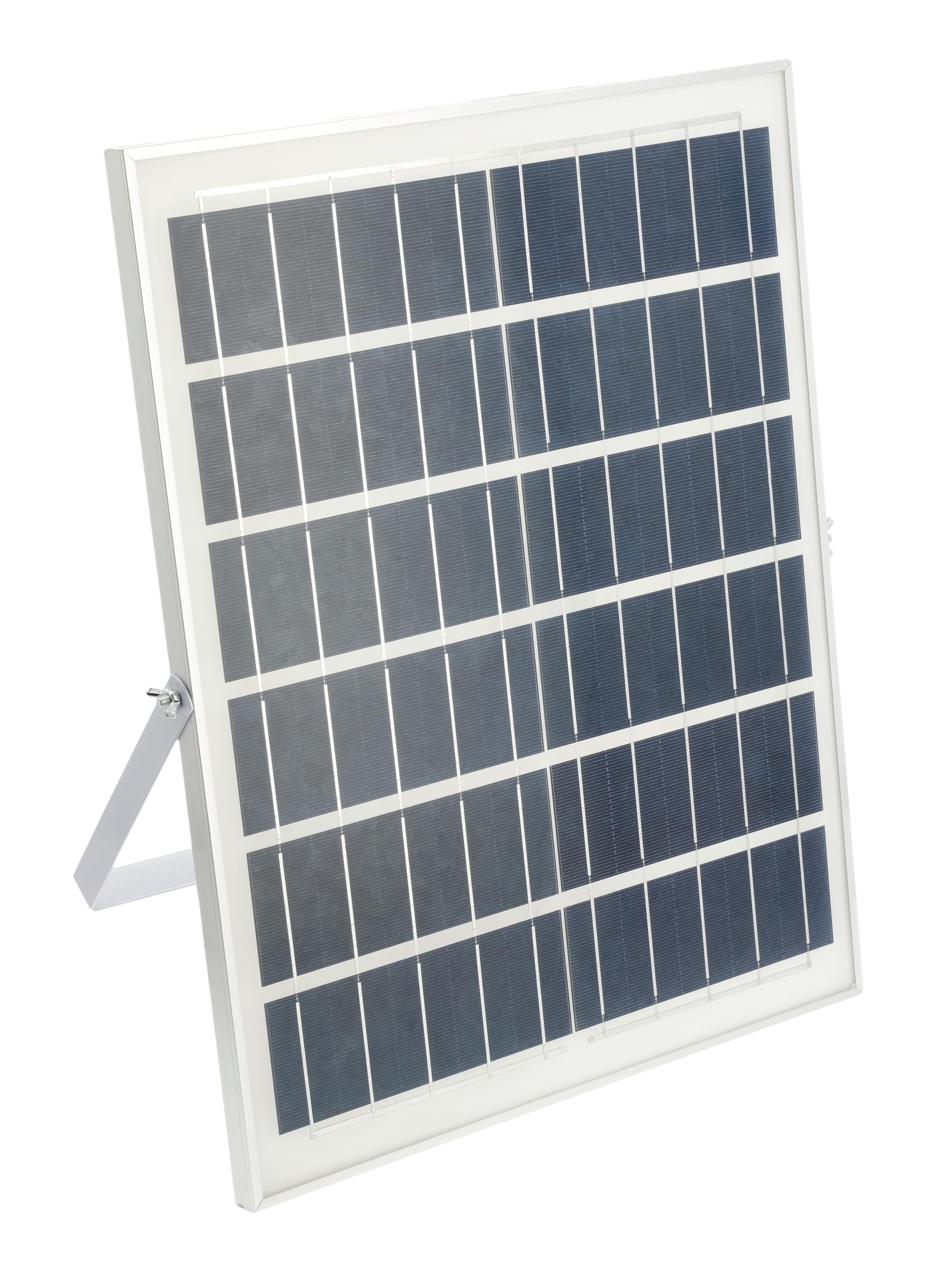 GTV - Solar-LED-Strahler BRAVOS | Solarlampen für Außen | Solar Strahler IP65 Wasserdichte |200W, 2000lm, 6400K, IP65, 120°, Solarpanel, Fernbedienung, Schwarz