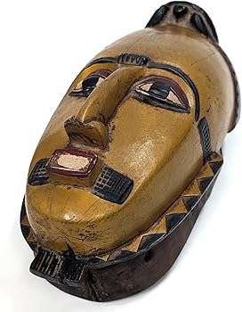 Amazon.co.jp: グロ族仮面 36cm アフリカン プリミティブアート マスク