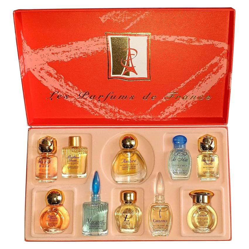 Immagine del prodotto Charrier Parfums - Cofanetto di lusso Top Ten con 10 Eau de Parfum in miniatura 52,7 ml