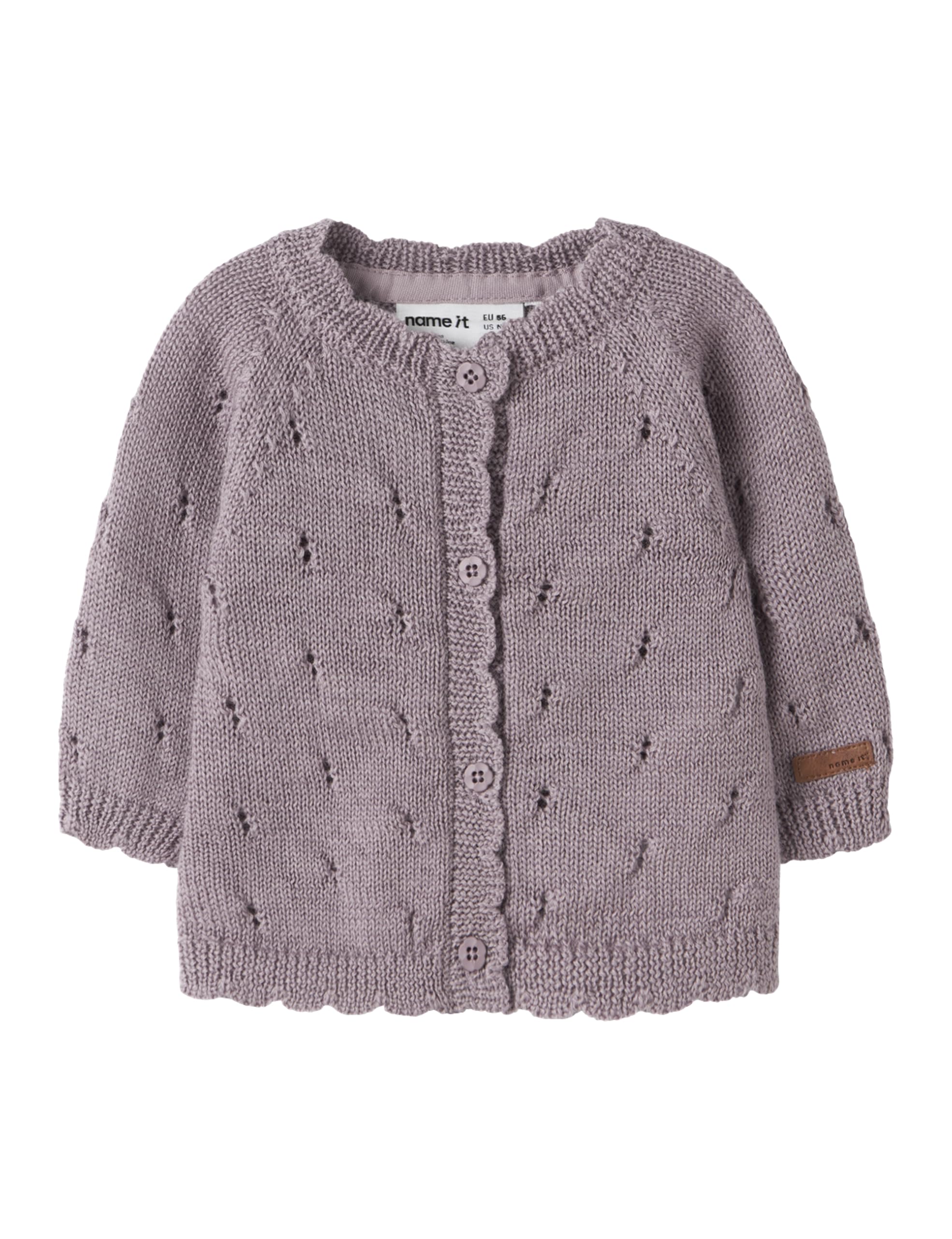 NAME IT Girl Strickjacke Merinowoll