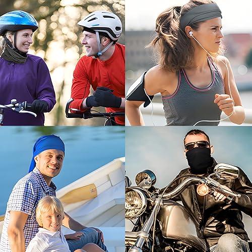 Miniatura 4 de Bufanda transpirable para el cuello, máscara facial para hombres y mujeres, senderismo, ciclismo, deportes, pesca, protección solar UV bandana