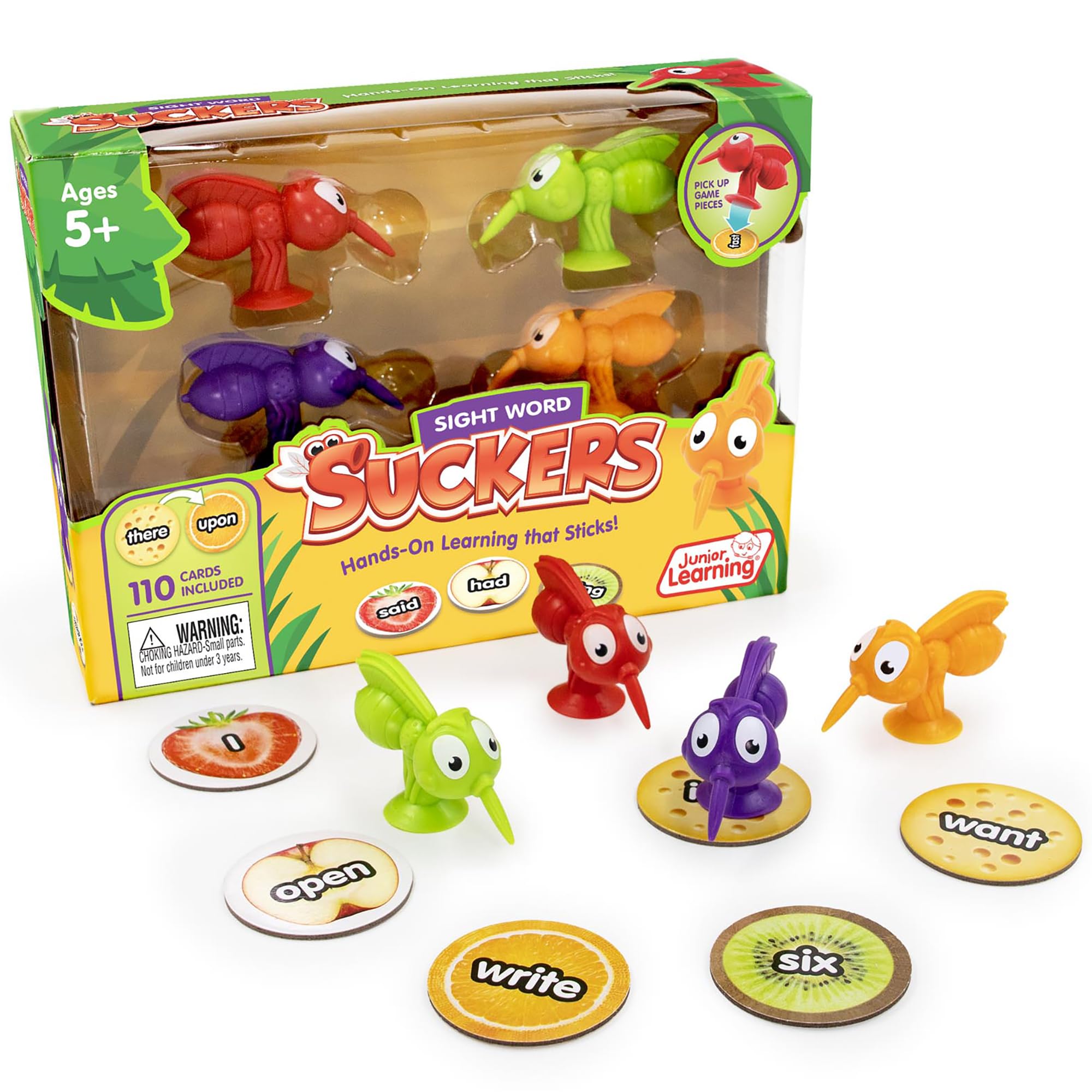 Junior Learning Sight Word Suckers - Educational Literacy Reading Game