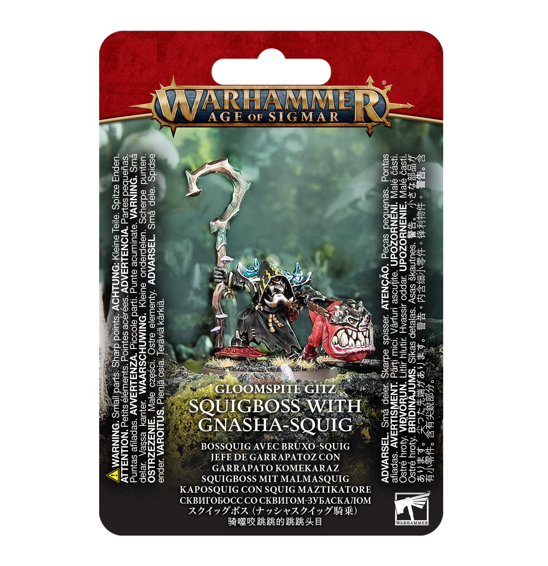 Games Workshop Warhammer AoS - Gloomspite Gitz Squigboss with Gnasha Squig