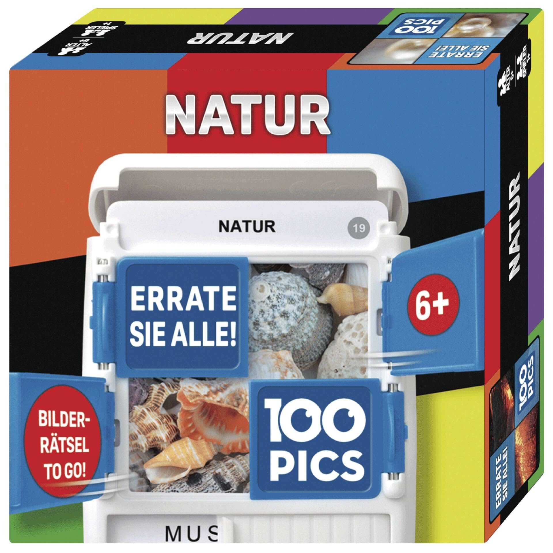 100 PICS 20208063 Natural Educational Game for the Whole Family Brainteaser Travel Game for Adults and Children from 6 Years