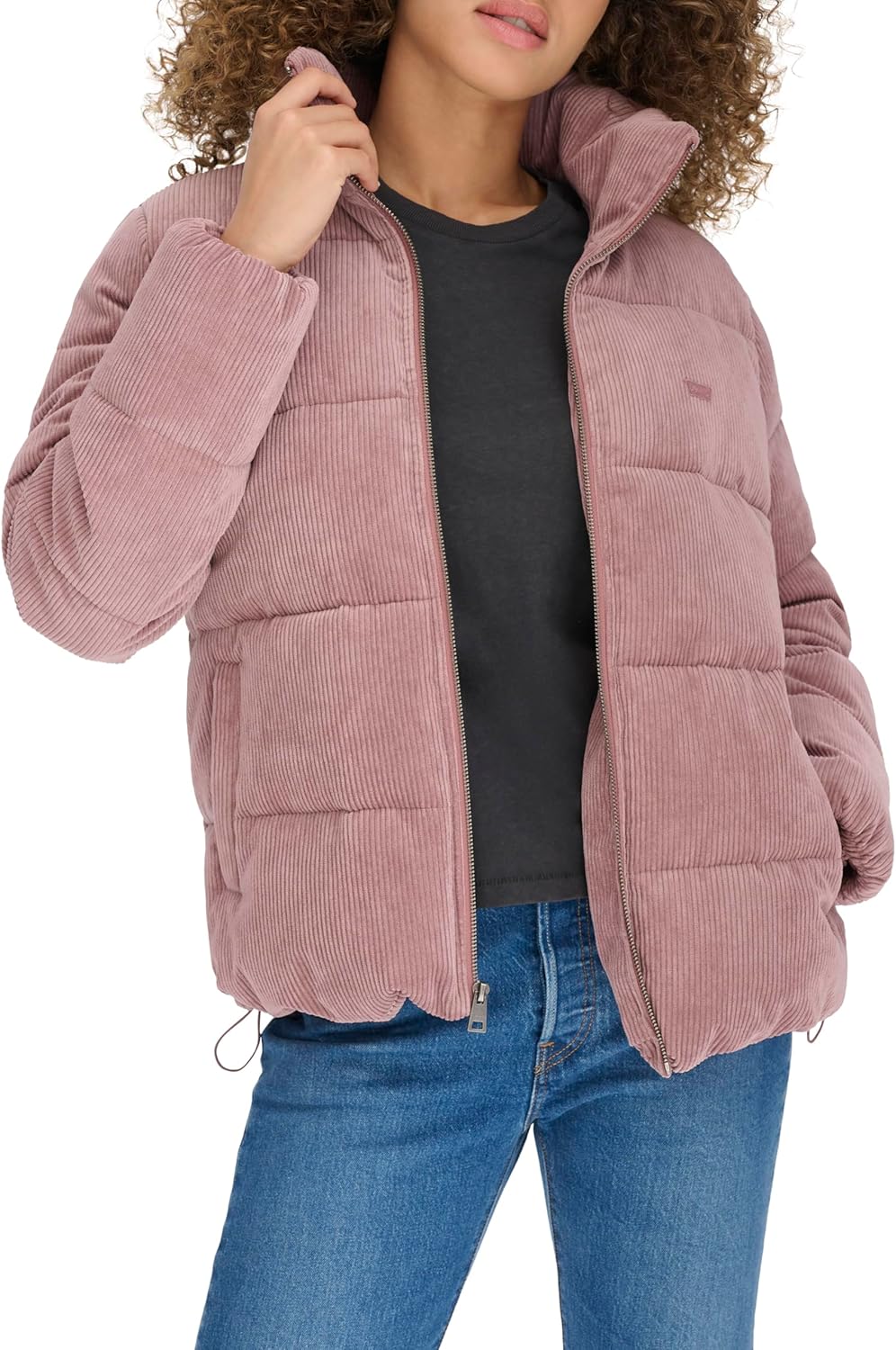 Levi's Womens Zoe Corduroy Puffer Jacket (Standard & Plus Sizes) - Image 6
