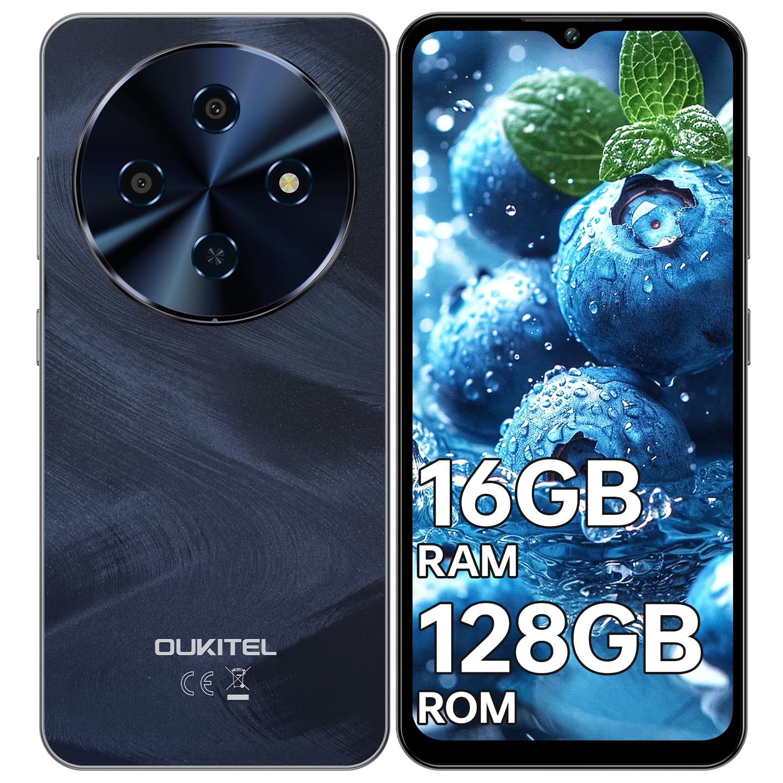 Amazon.com: OUKITEL Teléfono C5 desbloqueado, 16 (4+12) GB RAM+