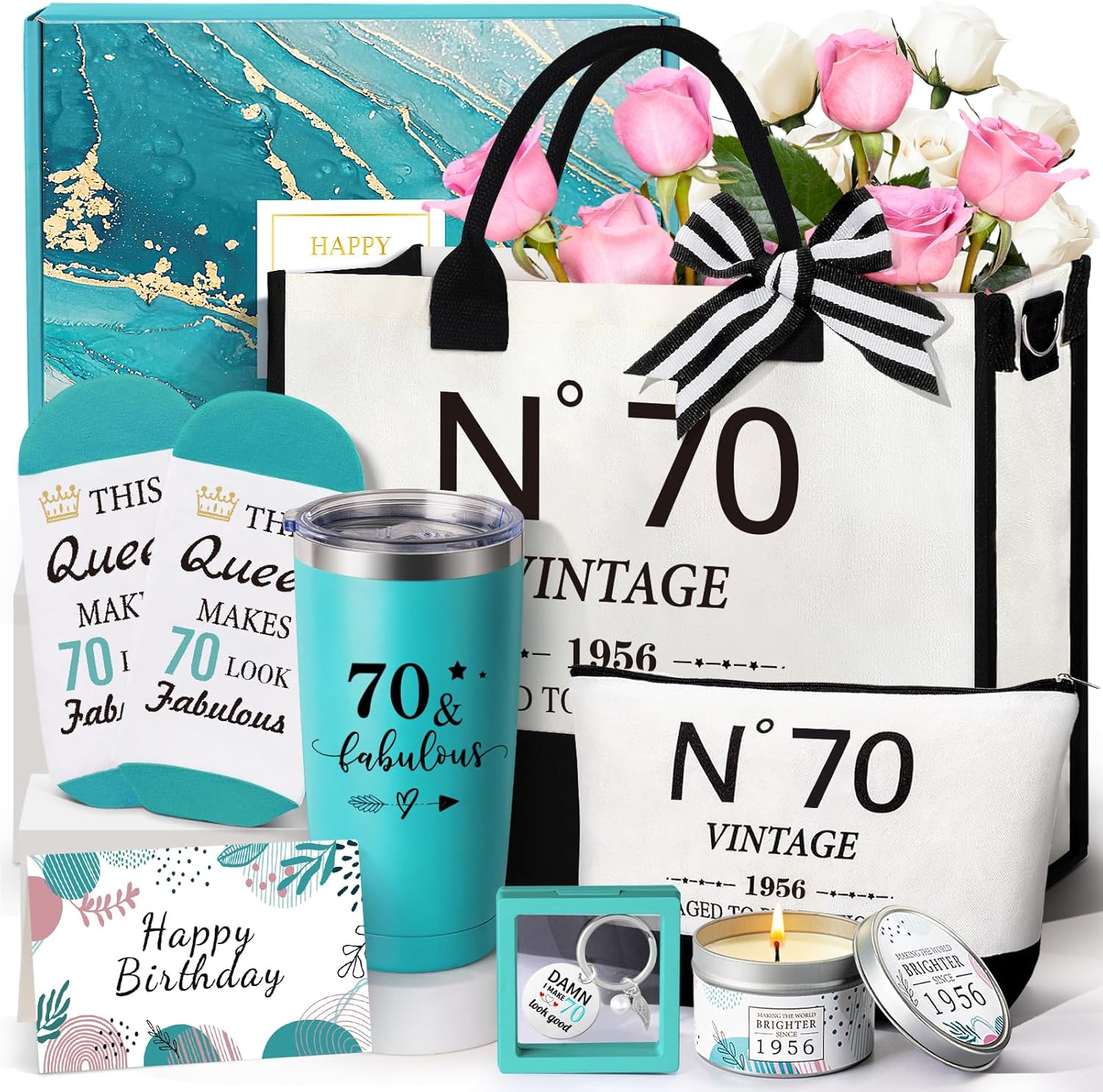 Birthday Gifts for Women,Gifts Set for Women with Tote Bag