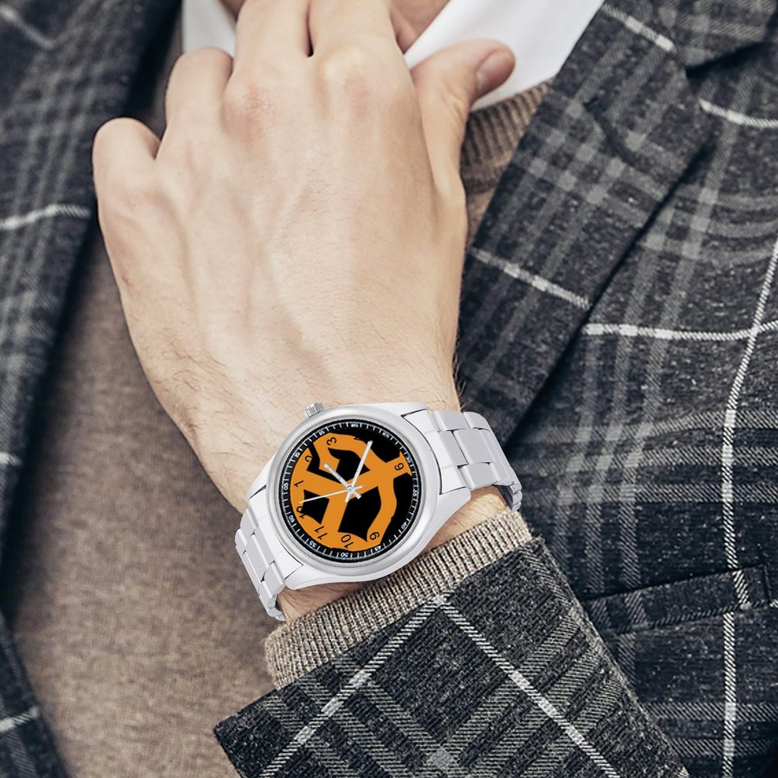 Amazon.co.jp: 読売ジャイアンツ (4) 腕時計 手首 簡易 カジュアル う