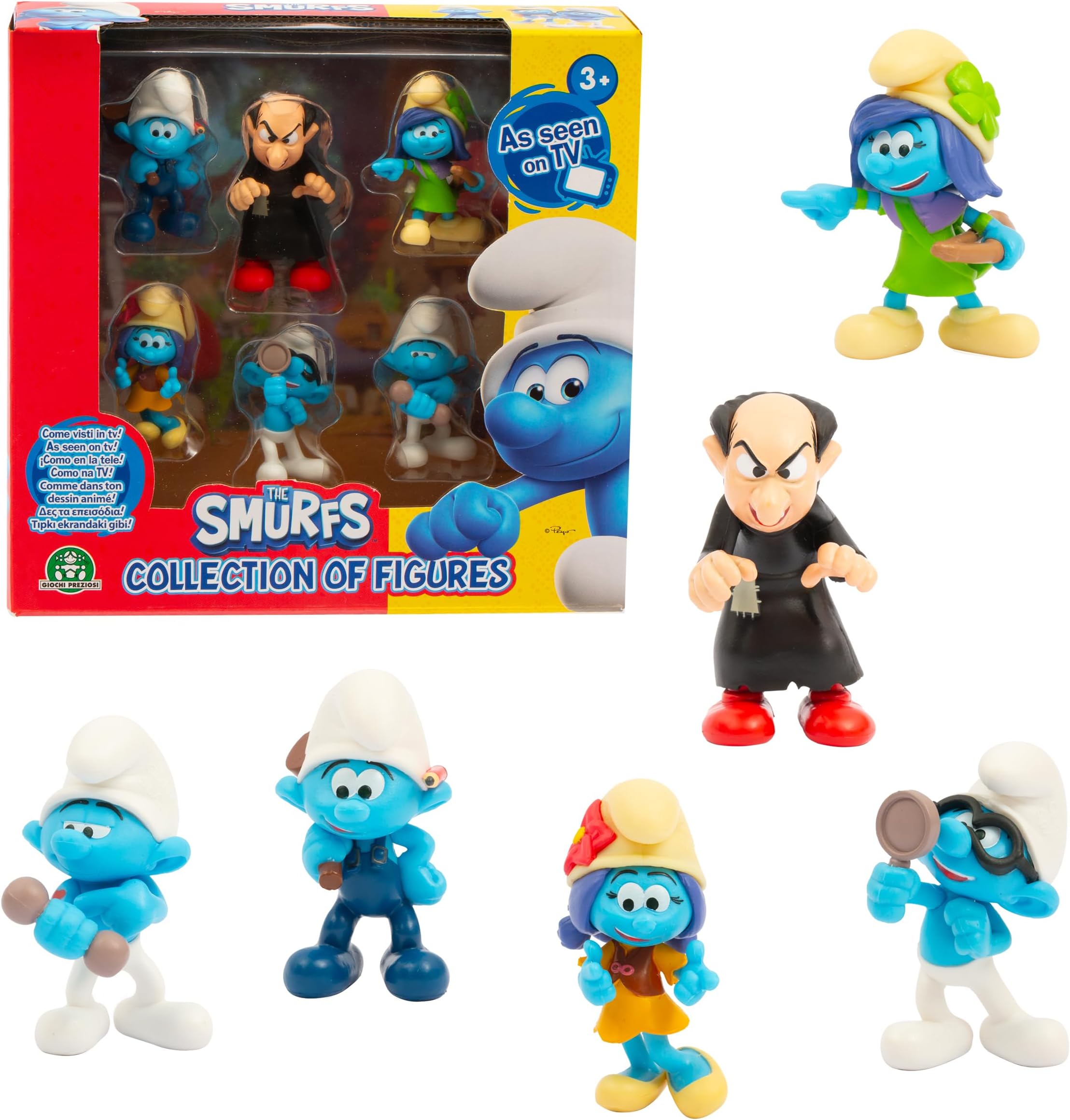 Giochi Preziosi Smurfs 6Pack Character Box Assorted Buy Online at