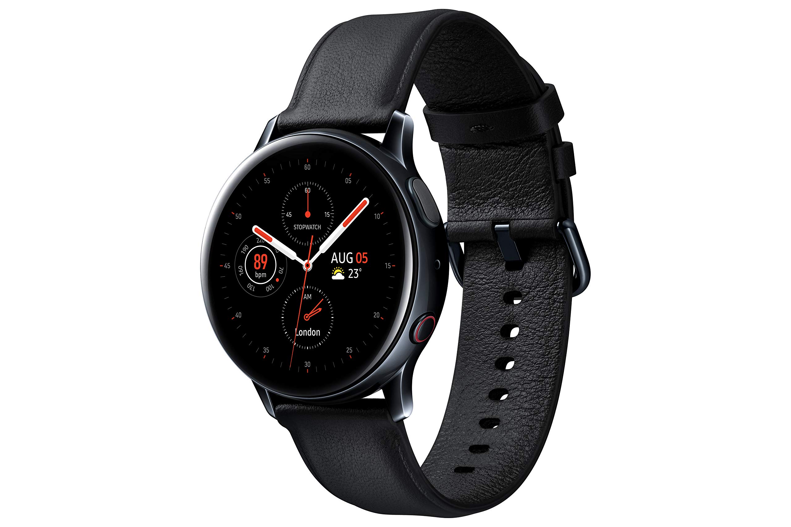 SAMSUNG SM-R825FSKAXSP Active 2 LTE Galaxy Watch, 44mm, Black : Amazon.sg:  Electronics