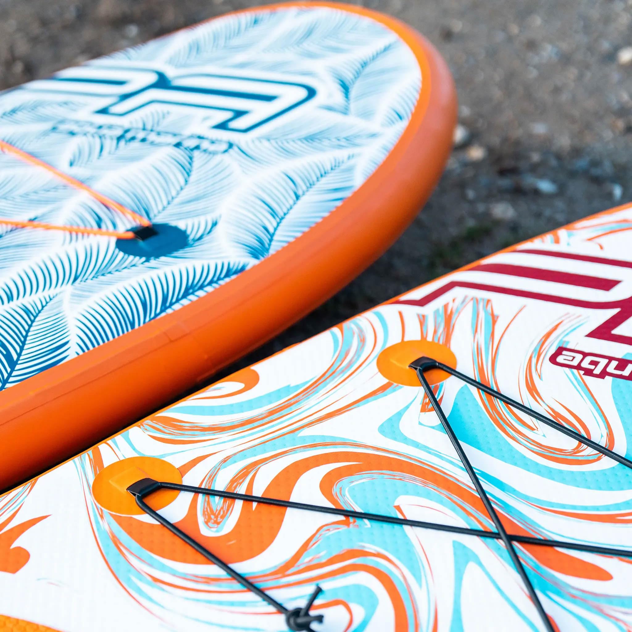 SUP Aqua Marina Pure Air Aufblasbares Stand Up Paddle Board | Surfboard für Einsteiger & Fortgeschrittene mit zubehör