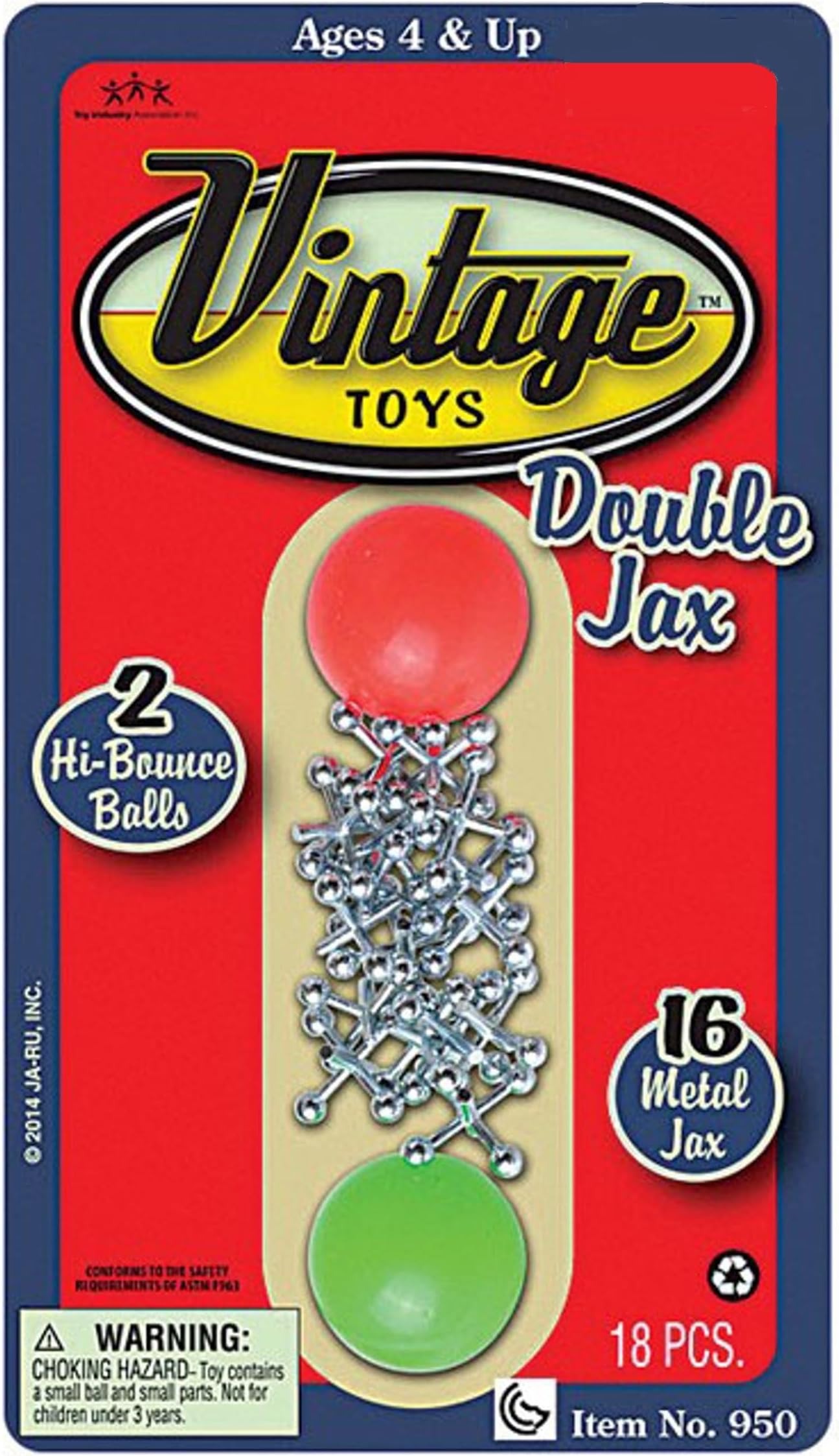 JA-RU Jacks and Balls Classic Game Set