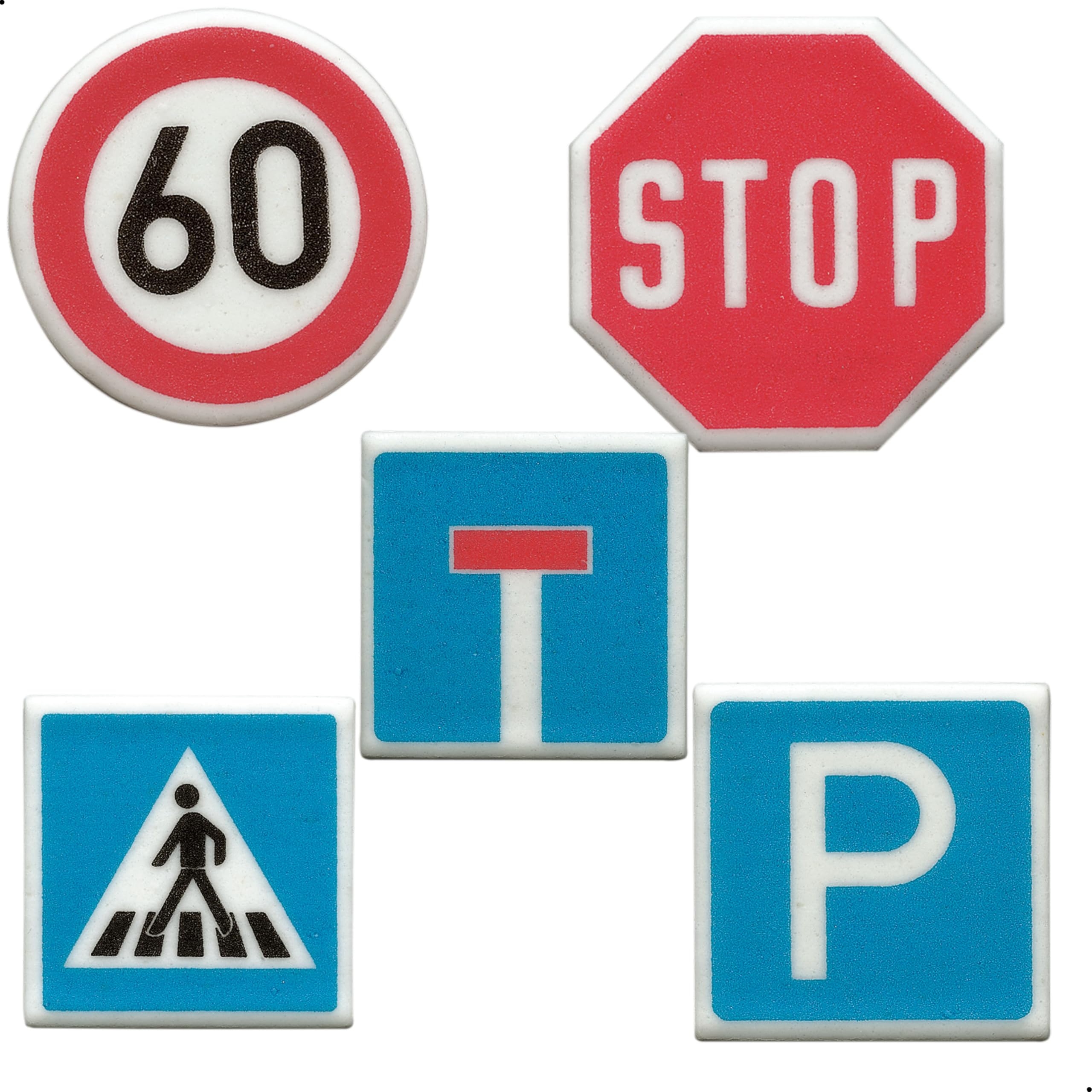 Günthart 100 Dekor-Kleinteile Verkehrszeichen sortiert