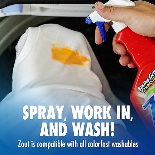 Miniatura 5 de Spray quitamanchas para lavandería, fórmula de triple enzima, 22 onzas, paquete de 2