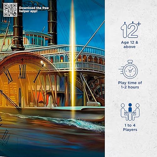 Miniatura 2 de Thames & Kosmos - Exit: Robo en el Mississippi | Juego de sala de escape en una caja | Exit: El juego, un juego de Kosmos para jugar en familia,