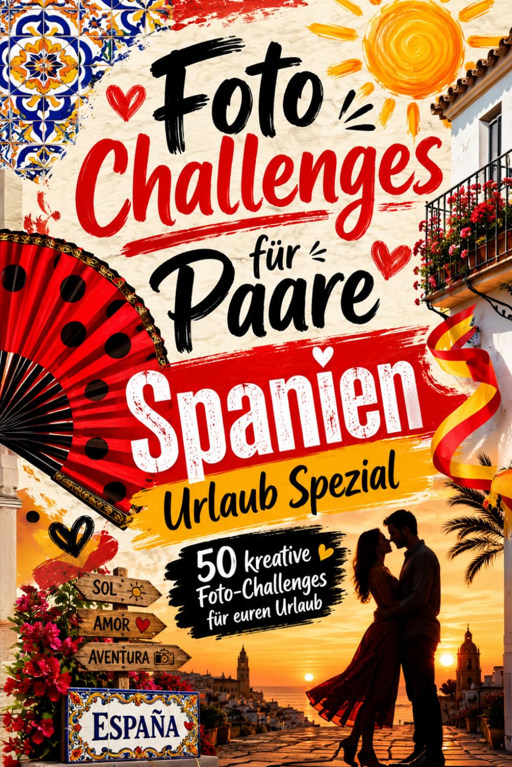 Foto Challenges für Paare – Spanien Urlaub Spezial 50 kreative Foto-Aufgaben für euren Urlaub in Spanien – Reisespiel, Paar-Challenge und ... Urlaub - Geschenkidee zum Urlaubsstart