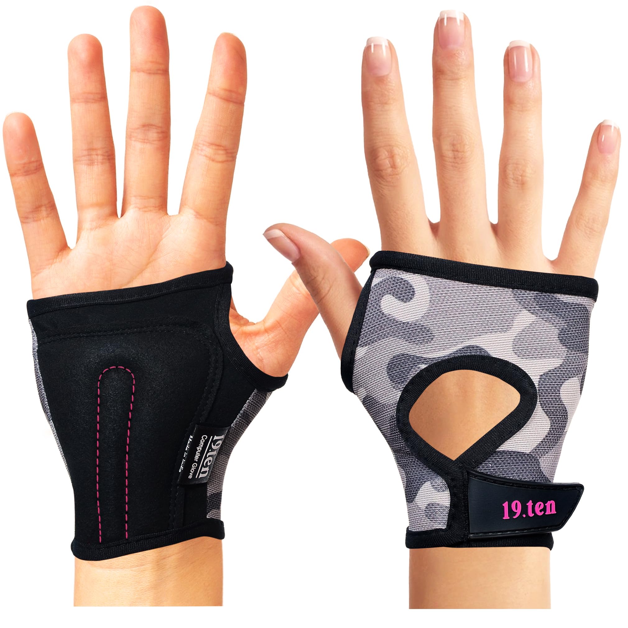19.ten Women Wrist Spandex Wrist Support Fingerless Gloves for Prevent and Protect Palm from Repetitive Stress Sprain Injuries Pain Relief Carpal Tunnel Brace Gloves (Small, Gray) (B0C8D2X8NF) Amazon Price History, Amazon Price Tracker