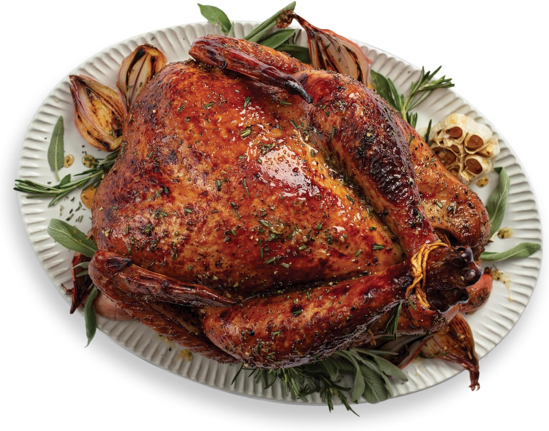 Omaha Steaks Traditional Thanksgiving Dinner (10 lb. Whole Basted Turkey, Family-Sized Smashed Red Potatoes, Steakhouse Creamed Corn, Green Bean Casserole, Pumpkin Pie) Serves 8
