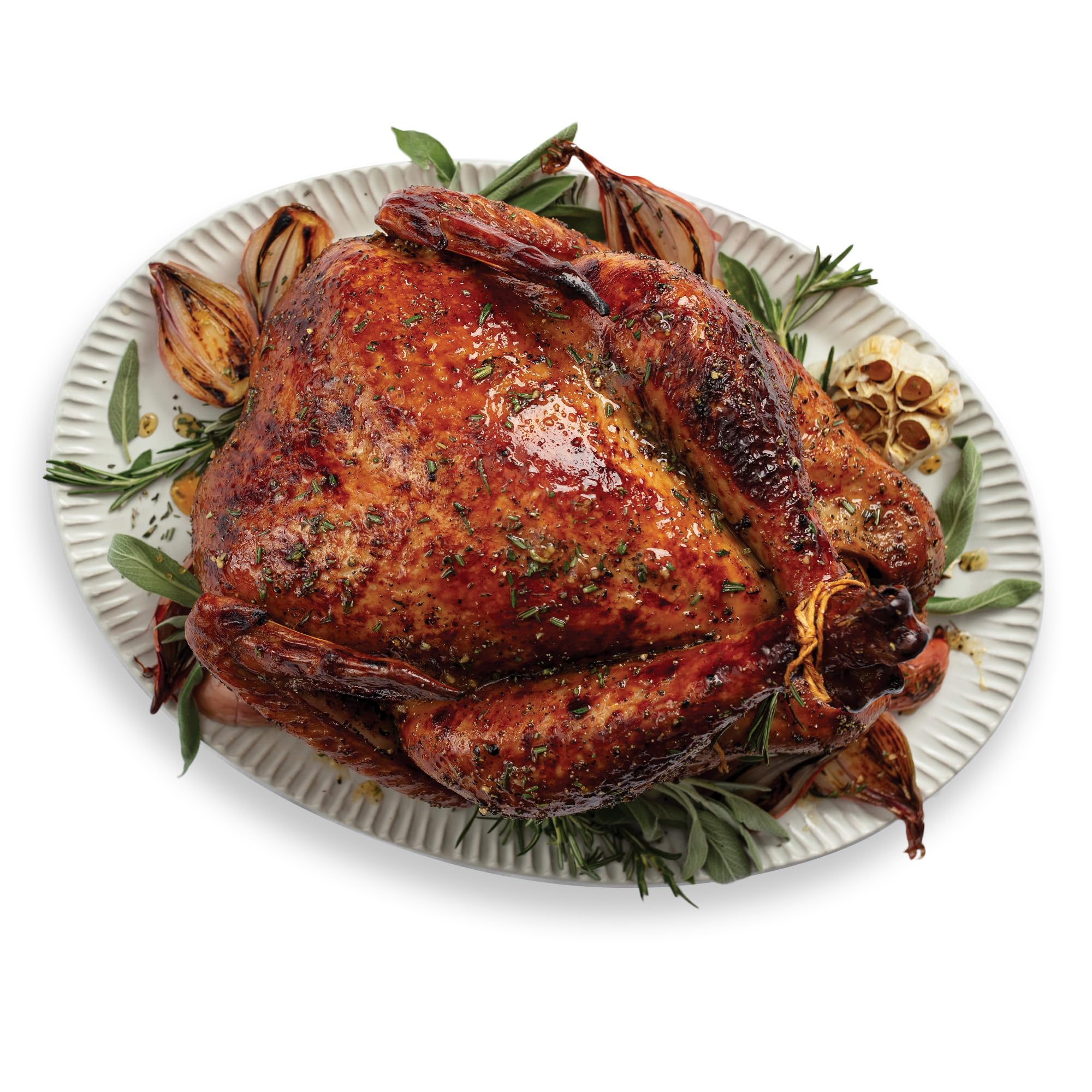 Omaha Steaks Traditional Thanksgiving Dinner (10 lb. Whole Basted Turkey, Family-Sized Smashed Red Potatoes, Steakhouse Creamed Corn, Green Bean Casserole, Pumpkin Pie) Serves 8