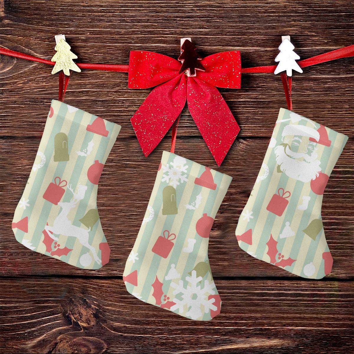 Amazon.co.jp: クリスマスストッキングChristmas Elements vector