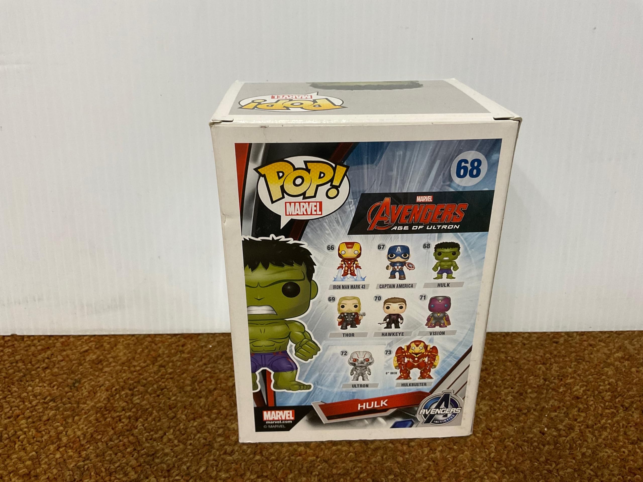 ベルショップ Amazon.com: Funko Avengers Age of Ultron # 68 - Hulk Bobble Head