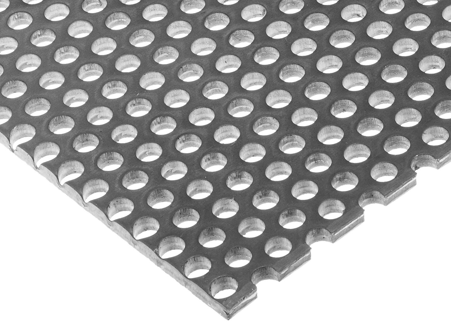 A36 Steel Perforated Sheet, Unpolished (Mill) Finish, Hot Rolled