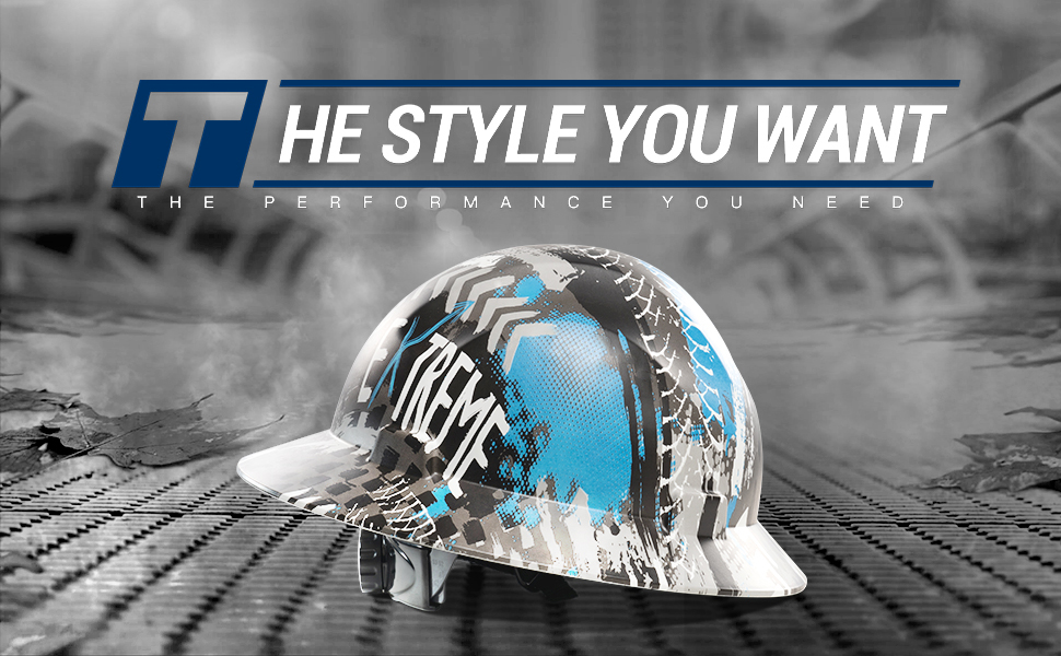 LANON Full Brim Hard Hat, OSHA Construction Work Approved