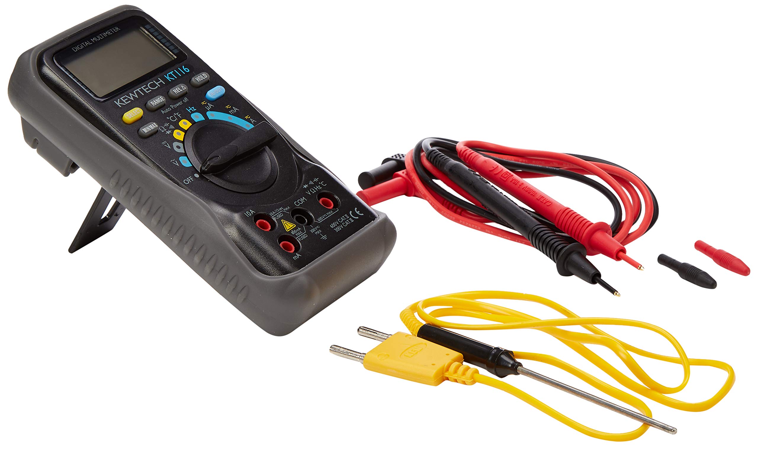 Kewtech KT116 Multimeter with Temperature Measurement / UK