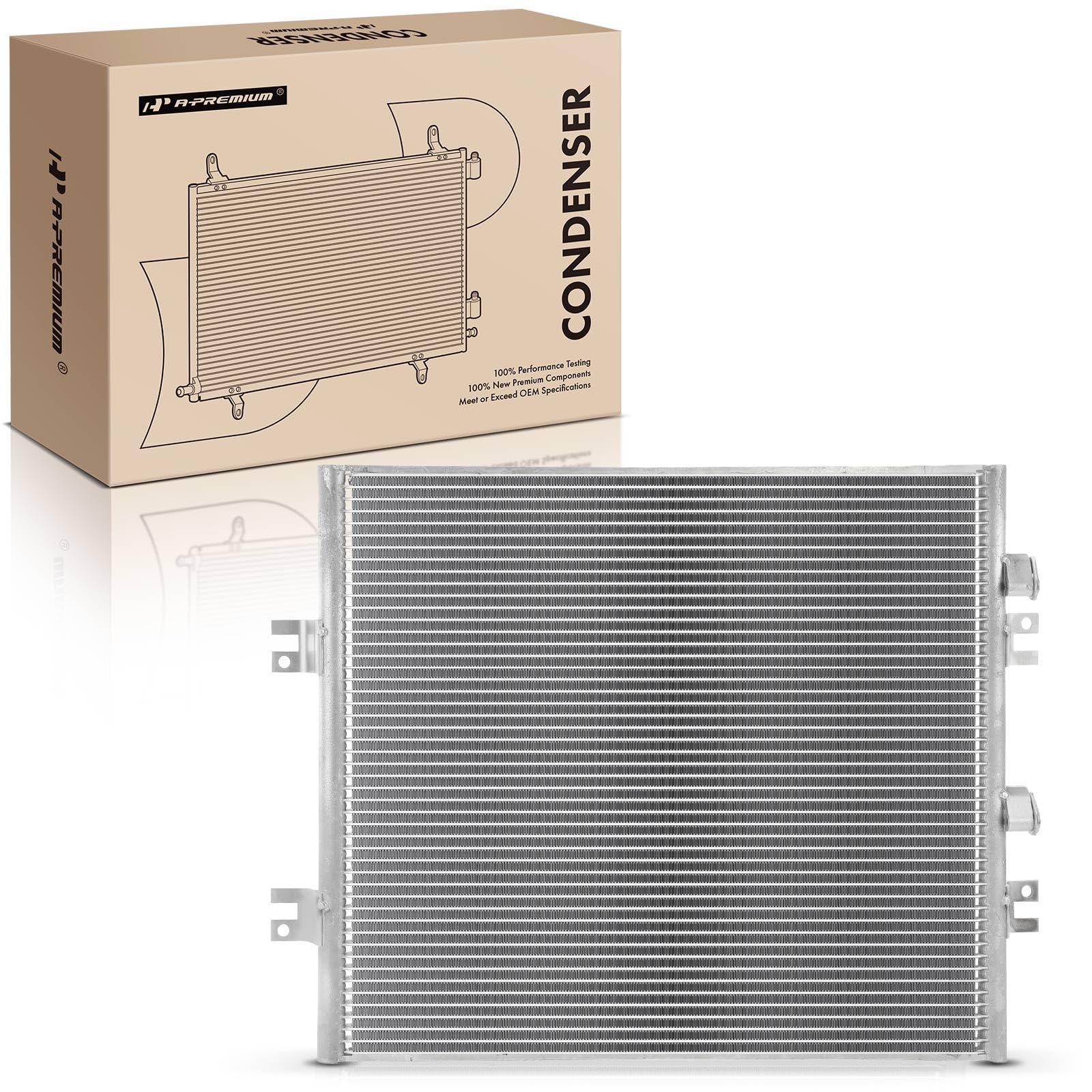 Photo 1 of A-Premium Air Conditioning A/C Condenser Compatible with International Harvester 4300LP, 4400LP, 8600 TranStar, Durastar & IC Corporation AC Commercial Bus, CE School Bus, RE Commercial, RE Integrated