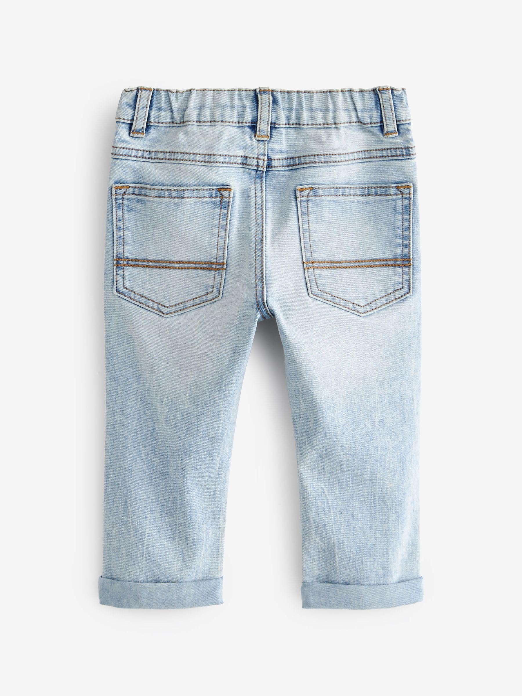 NEXT Garçon Jean Stretch Standard Confortable Bleach Denim 4 Ans-5 Ans