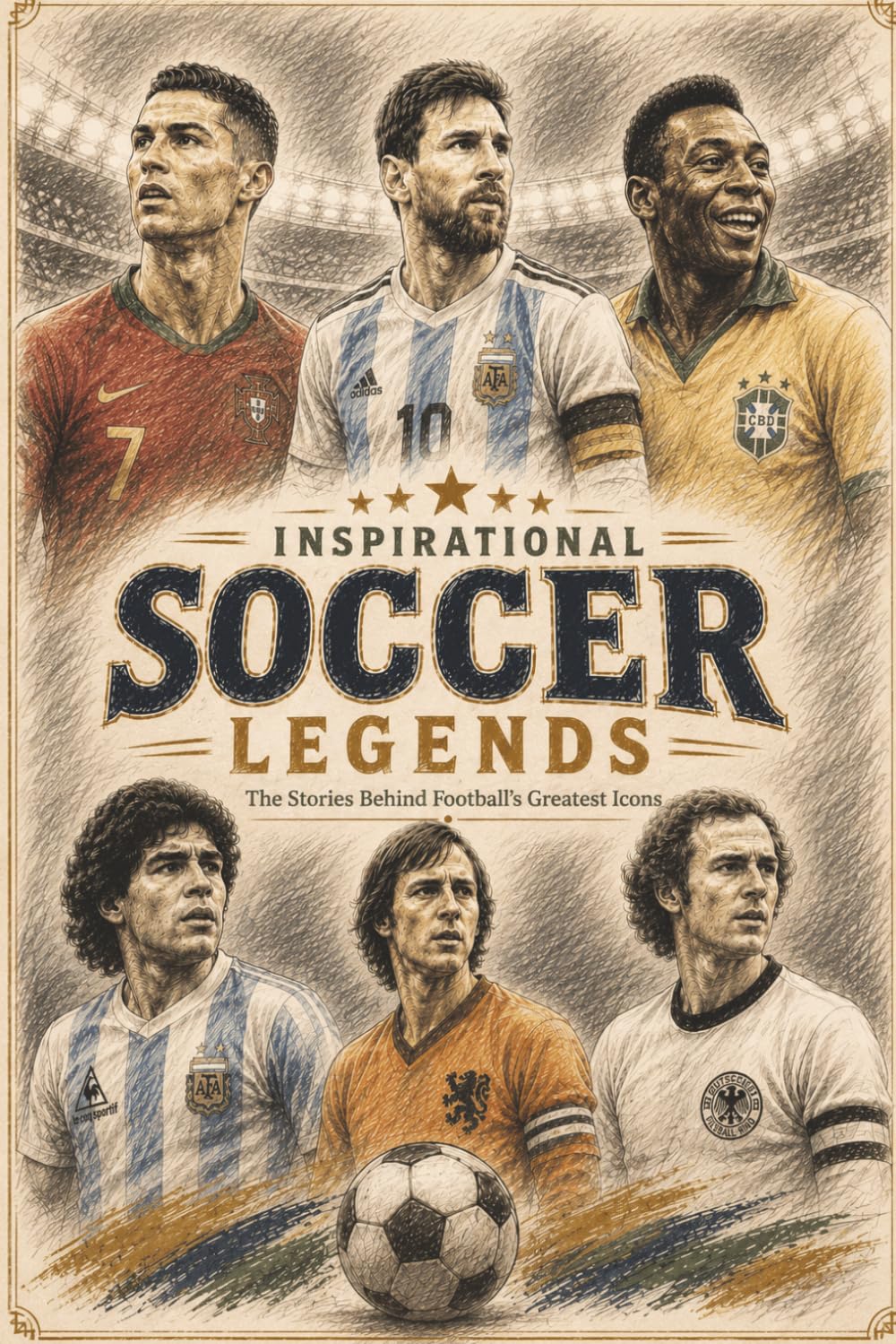 Inspirational Soccer Legends: The Stories, Struggles, and Triumphs Behind Football’s Greatest Icons. For Teen & Young Adults Age 8+