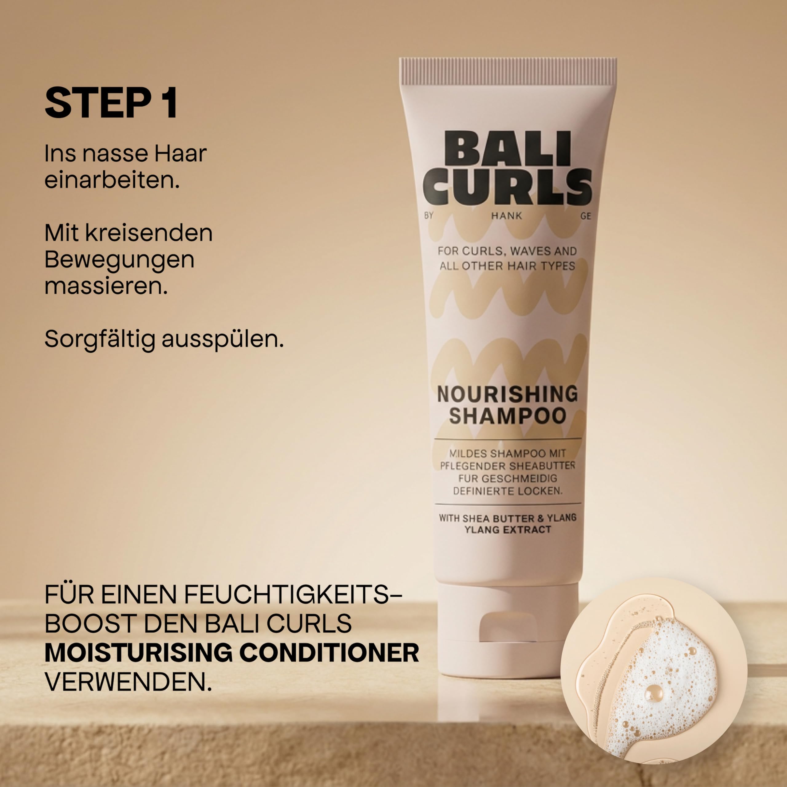 Bali Curl Travel Kit 4 – Tamaño de viaje para rizos definidos y saludables – Champú, acondicionador, crema de rizos y gel de definación – Kit de cuidado compacto para viajes, gimnasio y viajes