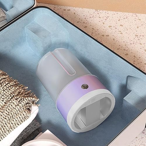 Miniatura 7 de Mini lavadora portátil recargable inalámbrica, lavadora de ropa interior, 4000 mAh, capacidad de 1 litro, mini lavadora compacta y silenciosa
