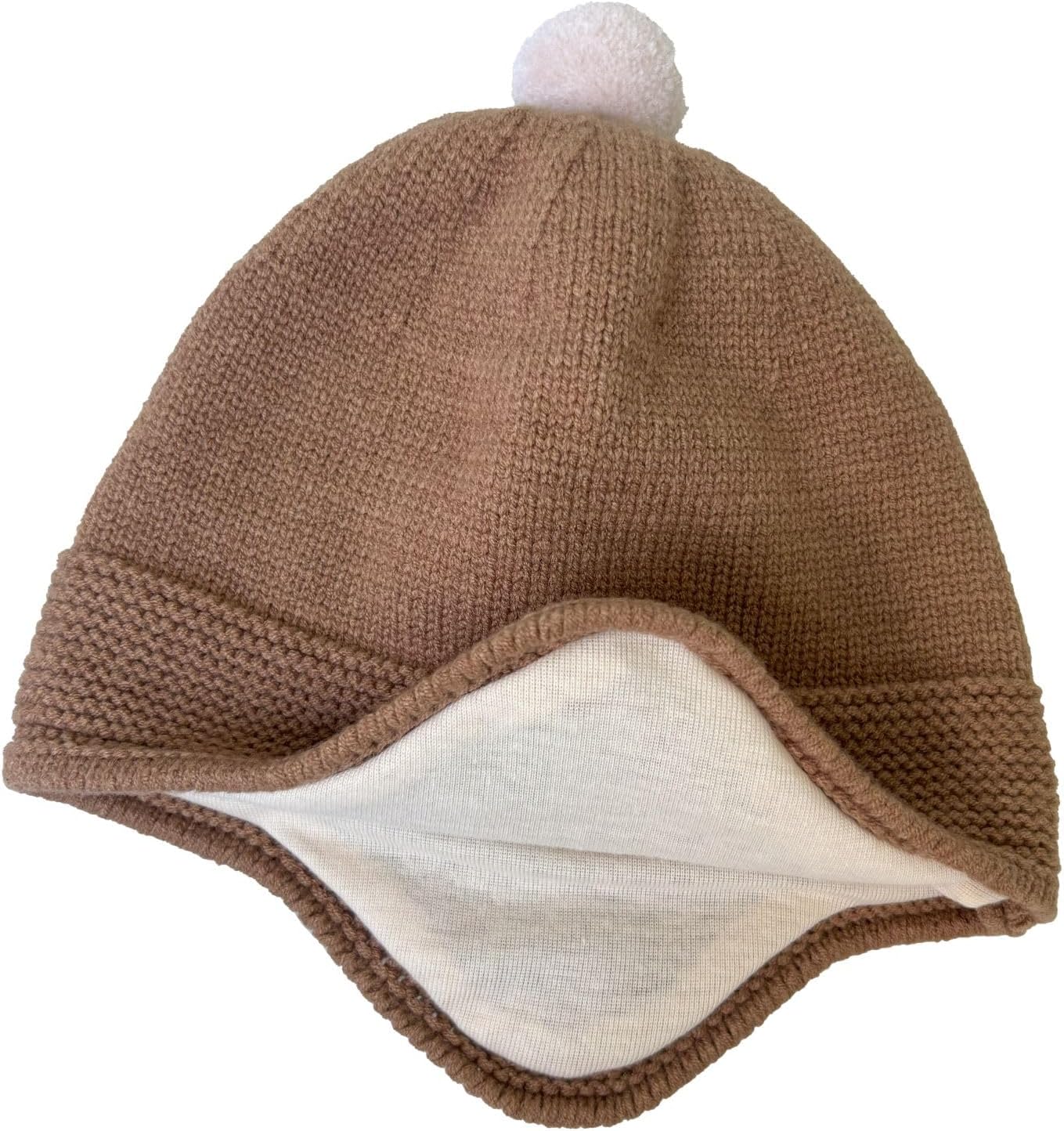 Baby Knit Beanie with Ear Flaps, Toddler Winter Hat for Boy Girl 6-36 Months - Image 2