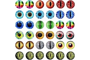 Dragon's Giant Eye: 30mm Glass Cabochons for Crafting