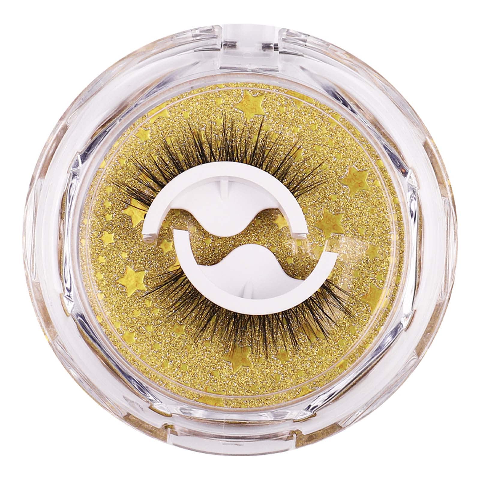 2 Pairs Self Adhesive Eyelashes, Reusable Eyelashes Fake Eyelashes without Glue for Women and Girls (W08-2 Paired)