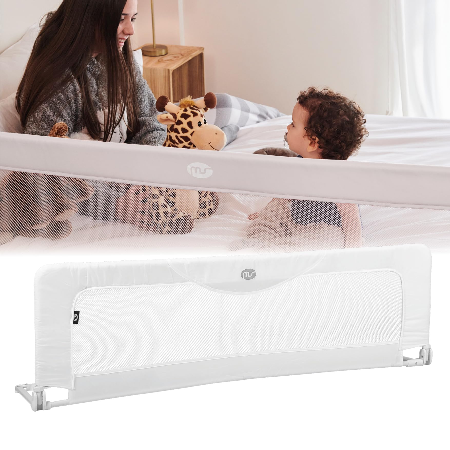 Helweet Sangle Pour Lit De Bébé, Sangle Fixe Pour Lit D'enfant, Fixation De Lit D'appoint, Sangle Pour Lit à Sommier Tapissier, Sécurise Bien Le Lit De Bébé Et Offre Une Protection Plus