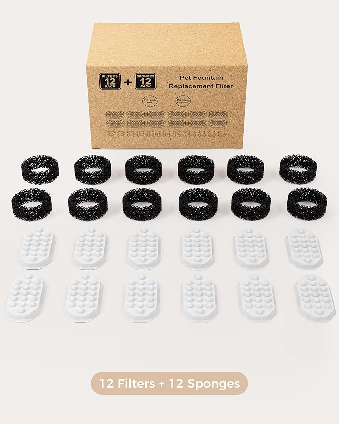 Pack de 12 Filtros de Repuesto para Fuente de Agua Neareal 3.2L miniatura 9