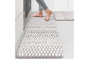 KIMODE Boho Kitchen Rug: Durable and Stylish Comfort for Your Kitchen