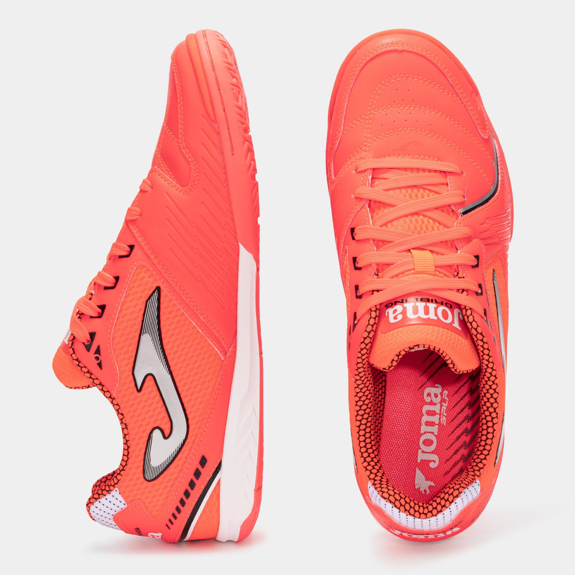 Joma Deportivo DRIS2507IN Zapatilla FÚTBOL Sala Indoor DRIBLING 2507 Coral CORDÓN para Hombre Mixto Piel SINTÉTICA 28929